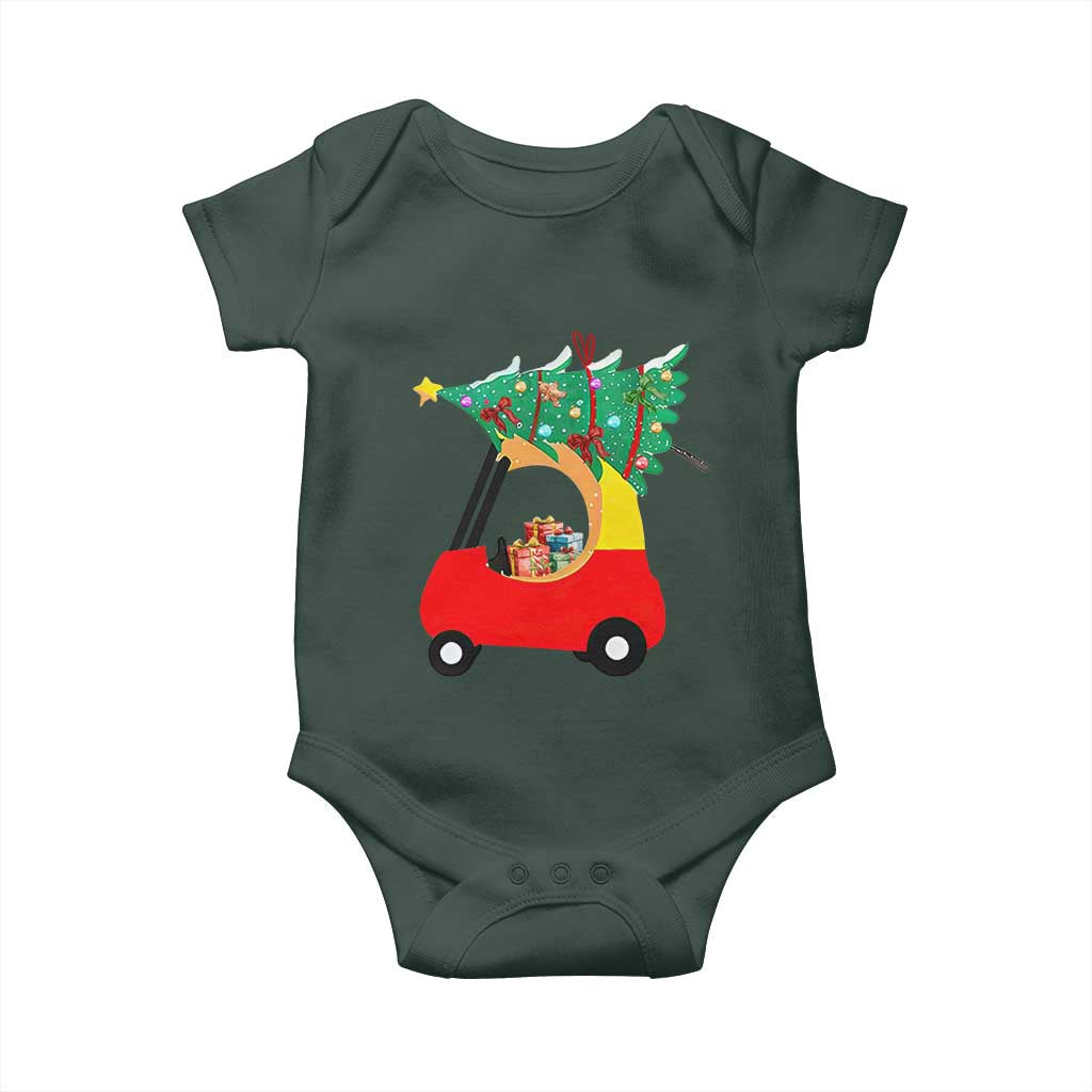Christmas Kids Baby Onesie Red Car Tree Cute Xmas Toddler Boys