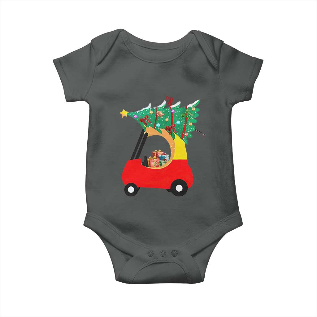 Christmas Kids Baby Onesie Red Car Tree Cute Xmas Toddler Boys