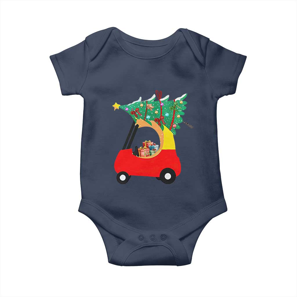 Christmas Kids Baby Onesie Red Car Tree Cute Xmas Toddler Boys