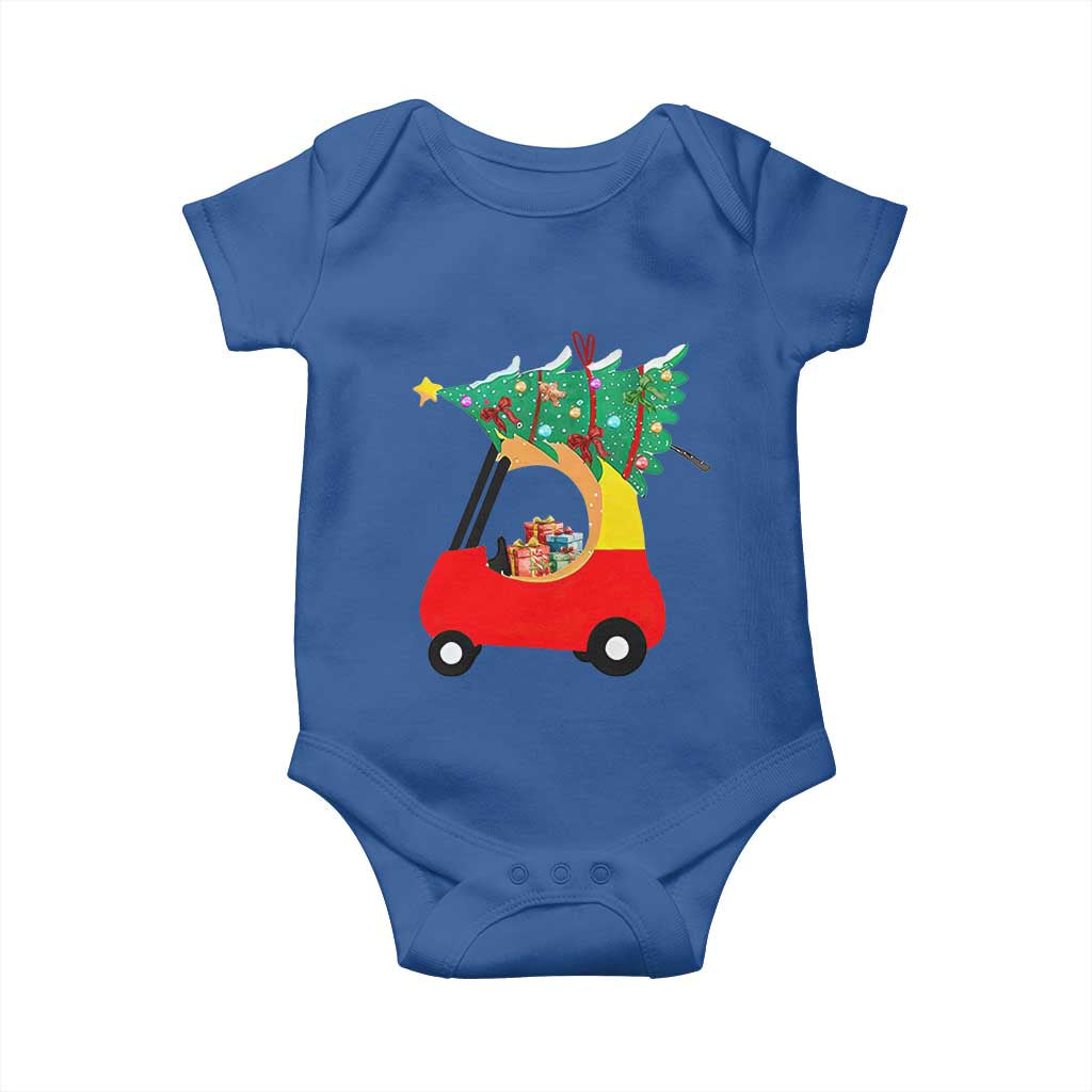 Christmas Kids Baby Onesie Red Car Tree Cute Xmas Toddler Boys
