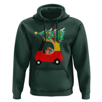 Christmas Kids Hoodie Red Car Tree Cute Xmas Toddler Boys