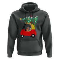 Christmas Kids Hoodie Red Car Tree Cute Xmas Toddler Boys