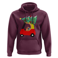 Christmas Kids Hoodie Red Car Tree Cute Xmas Toddler Boys