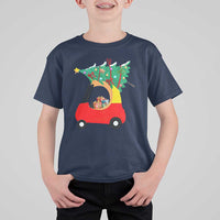 Christmas Kids T Shirt For Kid Red Car Tree Cute Xmas Toddler Boys - Wonder Print Shop