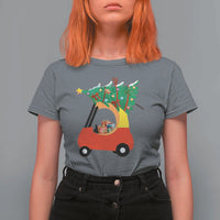 Christmas Kids T Shirt For Women Red Car Tree Cute Xmas Toddler Boys - Wonder Print Shop