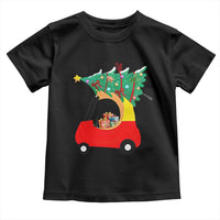Christmas Kids Toddler T Shirt Red Car Tree Cute Xmas Toddler Boys