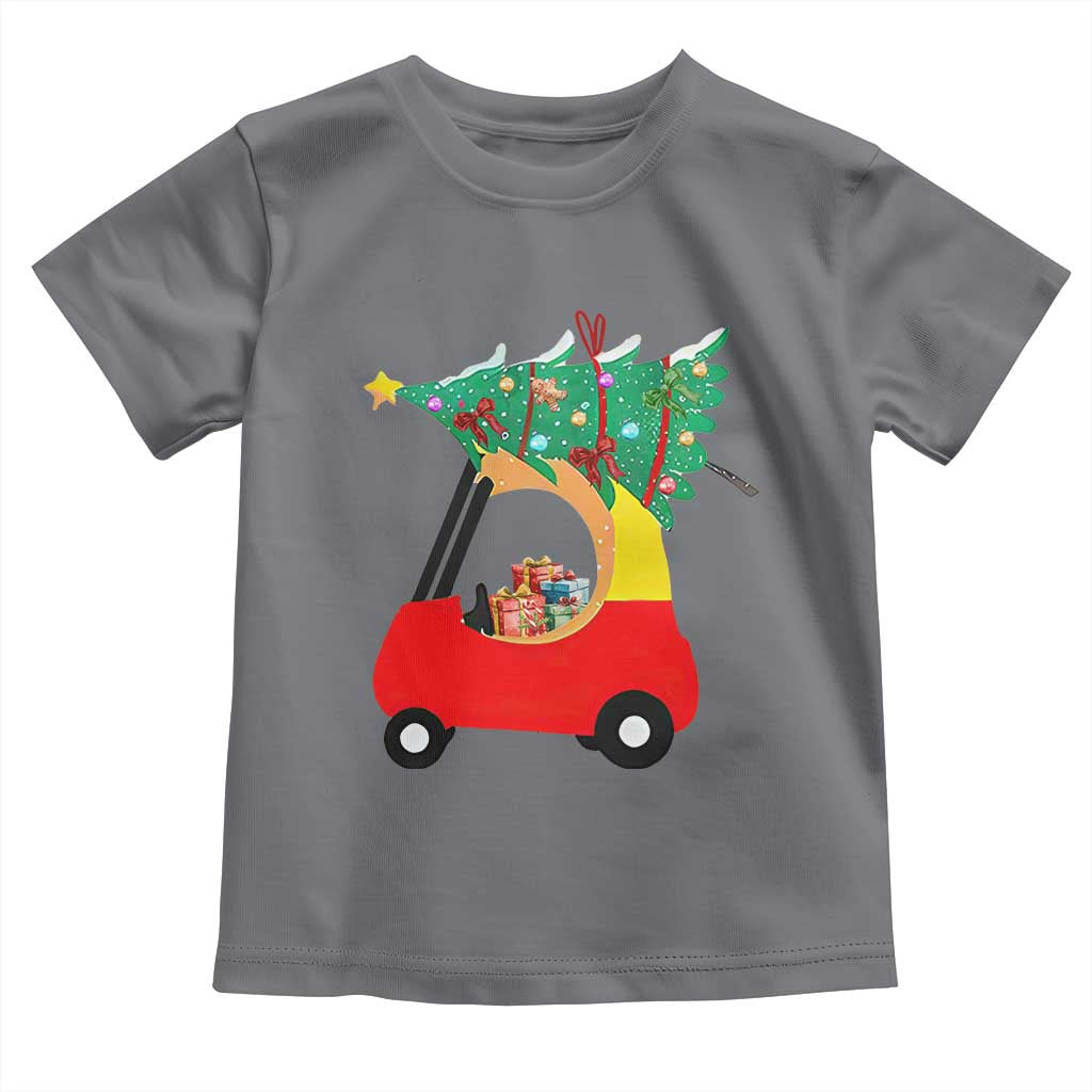 Christmas Kids Toddler T Shirt Red Car Tree Cute Xmas Toddler Boys