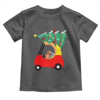 Christmas Kids Toddler T Shirt Red Car Tree Cute Xmas Toddler Boys