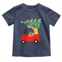 Christmas Kids Toddler T Shirt Red Car Tree Cute Xmas Toddler Boys