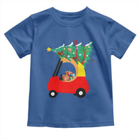 Christmas Kids Toddler T Shirt Red Car Tree Cute Xmas Toddler Boys