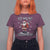 Funny Gun Christmas T Shirt For Women Ho Ho Ho Santa Pew Pew Madafakas - Wonder Print Shop
