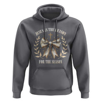 Jesus is the Reason Hoodie Xmas Jesus Lover Religious Christmas Coquette Bow