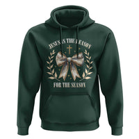 Jesus is the Reason Hoodie Xmas Jesus Lover Religious Christmas Coquette Bow