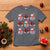 Christmas Coquette T Shirt Girly Xmas Disco Snowman Bow - Wonder Print Shop