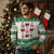 Coquette Ugly Christmas Sweater Girly Xmas Disco Snowman Bow - Wonder Print Shop