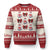 Coquette Ugly Christmas Sweater Girly Xmas Disco Snowman Bow - Wonder Print Shop