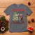 Western Christmas T Shirt Vintage 90s Cowboy Santa Claus Xmas Tree - Wonder Print Shop