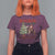 Western Christmas T Shirt For Women Vintage 90s Cowboy Santa Claus Xmas Tree - Wonder Print Shop