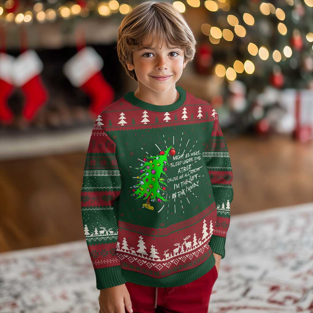Funny Family Ugly Christmas Sweater Kids Teens Christmas Pajamas Girls Boys Xmas Gift - Wonder Print Shop