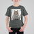 Funny Cat Christmas T Shirt For Kid Mugshot I Knocked Down The Xmas Tree - Wonder Print Shop