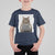 Funny Cat Christmas T Shirt For Kid Mugshot I Knocked Down The Xmas Tree - Wonder Print Shop