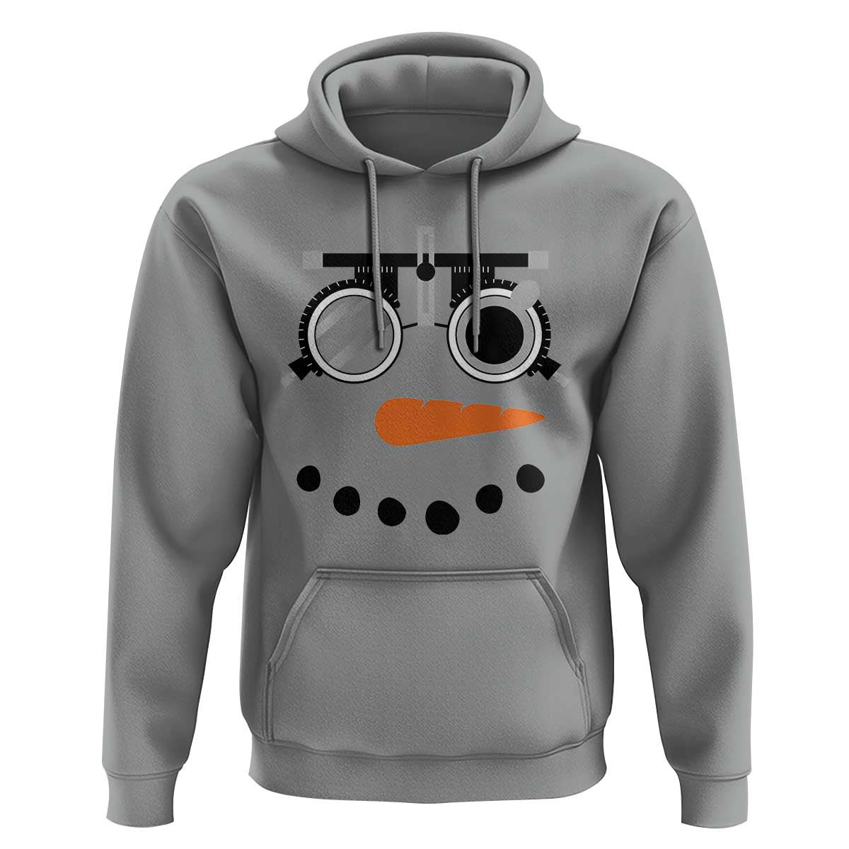 Christmas Optometry Hoodie Funny Snowman Optometrist Eye Doctor Ophthalmologist