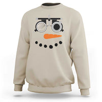 Christmas Optometry Sweatshirt Funny Snowman Optometrist Eye Doctor Ophthalmologist - Wonder Print Shop