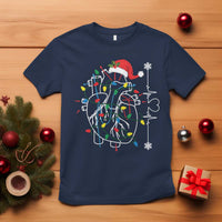 Christmas Cardiac Nurse T Shirt Anatomical Xmas Heart Anatomy - Wonder Print Shop