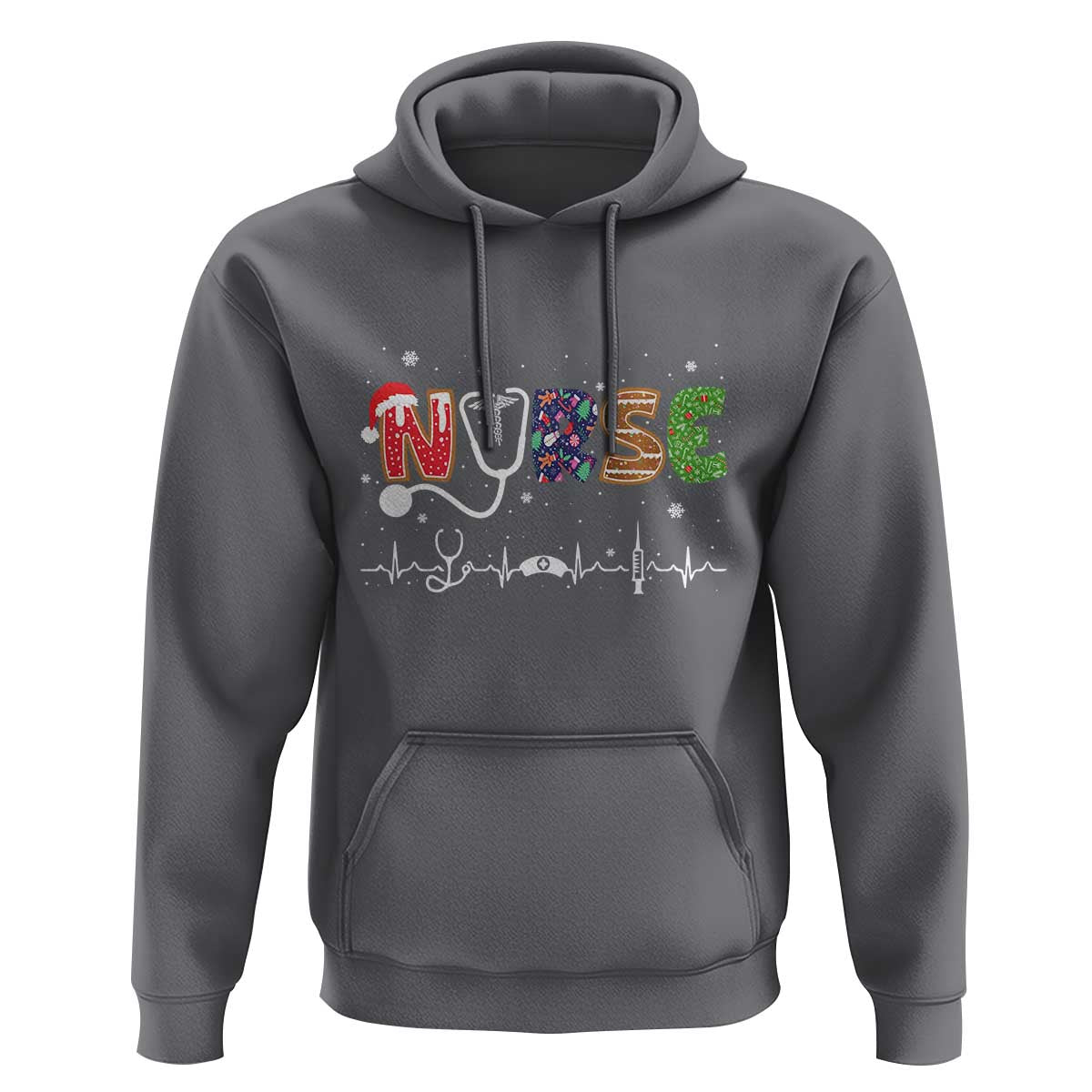 Nurse Christmas Hoodie Nursing RN LPN NP Nicu Xmas Gift