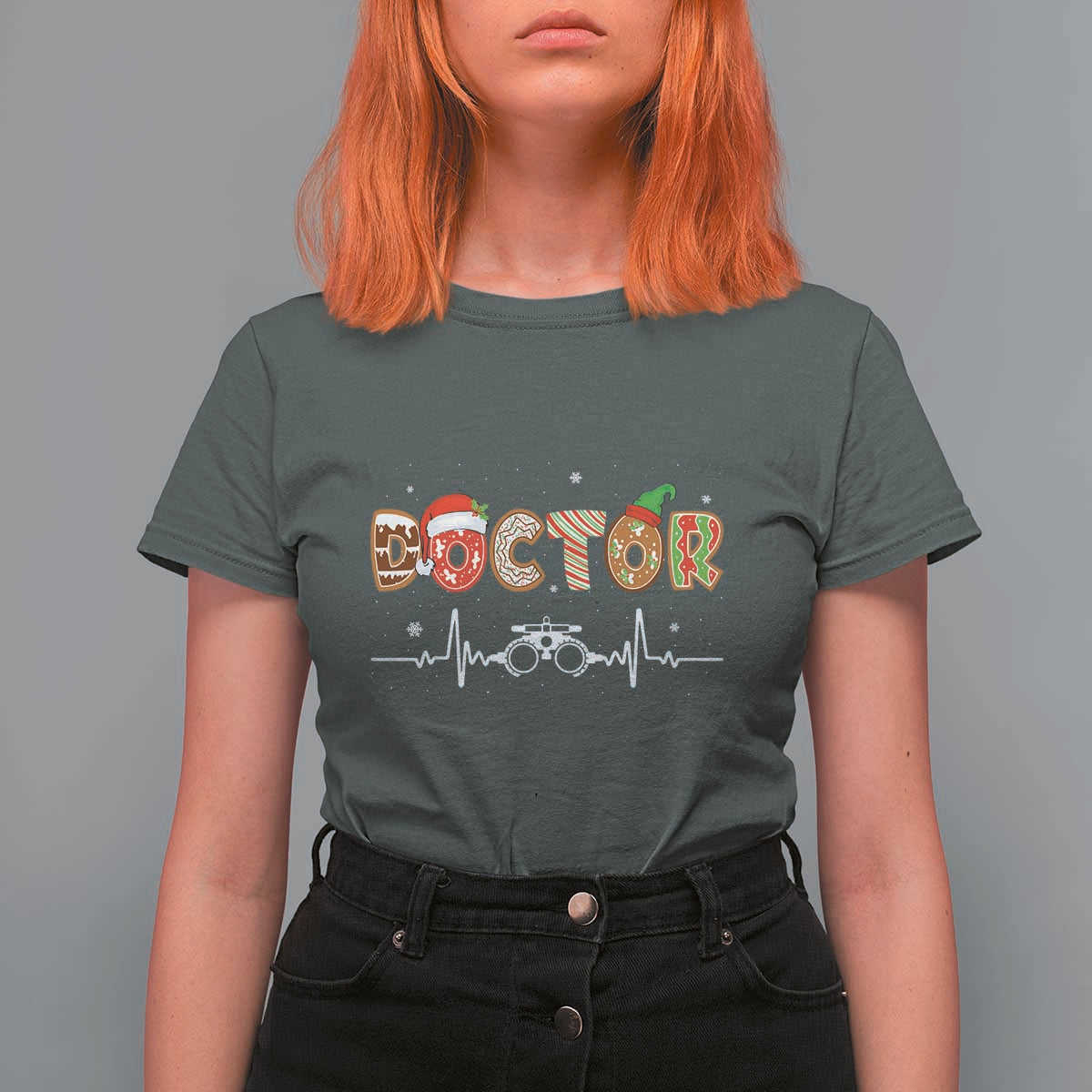 Christmas Optometry T Shirt For Women Ophthalmologist Optometrist Eye Doctor Nurse Gift - Wonder Print Shop