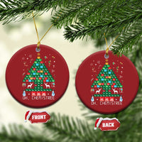 Xmas Chemistry Teacher Christmas Ornament Oh Chemistree Laboratory Lab Tech Teacher Xmas Gift TS10