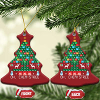 Xmas Chemistry Teacher Christmas Ornament Oh Chemistree Laboratory Lab Tech Teacher Xmas Gift TS10