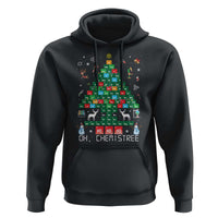 Christmas Chemistry Teacher Hoodie Oh Chemistree Laboratory Lab Tech Teacher Xmas Gift