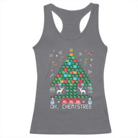Christmas Chemistry Teacher Racerback Tank Top Oh Chemistree Laboratory Lab Tech Teacher Xmas Gift