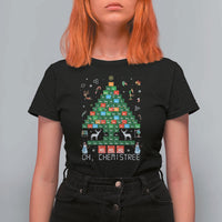 Christmas Chemistry Teacher T Shirt For Women Oh Chemistree Laboratory Lab Tech Teacher Xmas Gift TS10