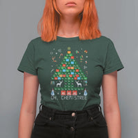 Christmas Chemistry Teacher T Shirt For Women Oh Chemistree Laboratory Lab Tech Teacher Xmas Gift TS10