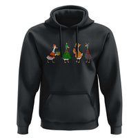 Christmas Ducks Hoodie Funny Animals Farm Lover Gift Xmas Light - Wonder Print Shop