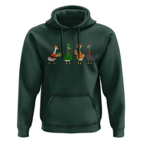 Christmas Ducks Hoodie Funny Animals Farm Lover Gift Xmas Light - Wonder Print Shop