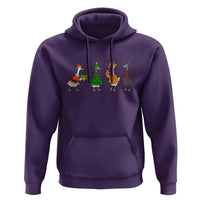 Christmas Ducks Hoodie Funny Animals Farm Lover Gift Xmas Light - Wonder Print Shop