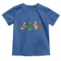 Christmas Ducks Toddler T Shirt Funny Animals Farm Lover Gift Xmas Light - Wonder Print Shop