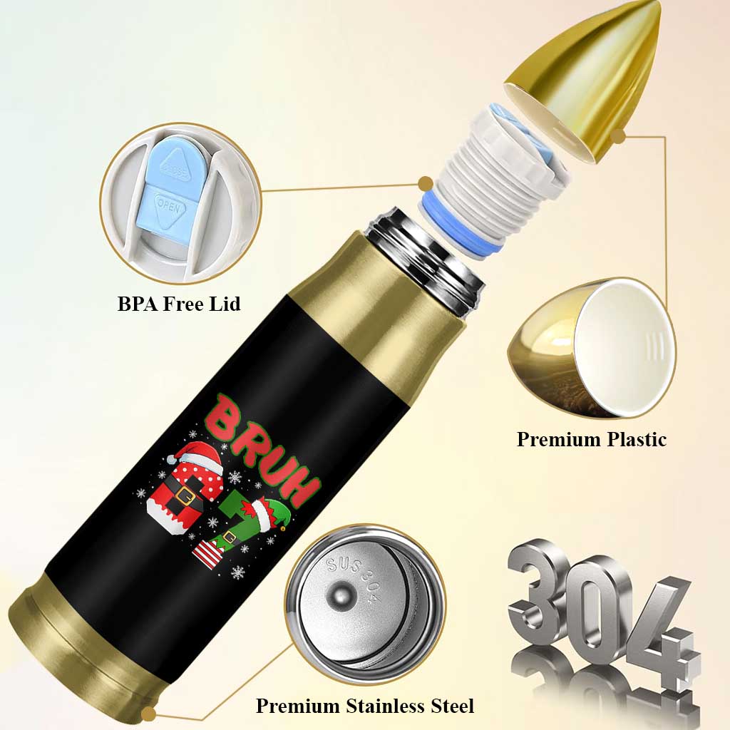67 Christmas Bullet Tumbler Six Seven Bruh Funny Boys Kids Meme Pajamas Gen Alpha Slang - Wonder Print Shop
