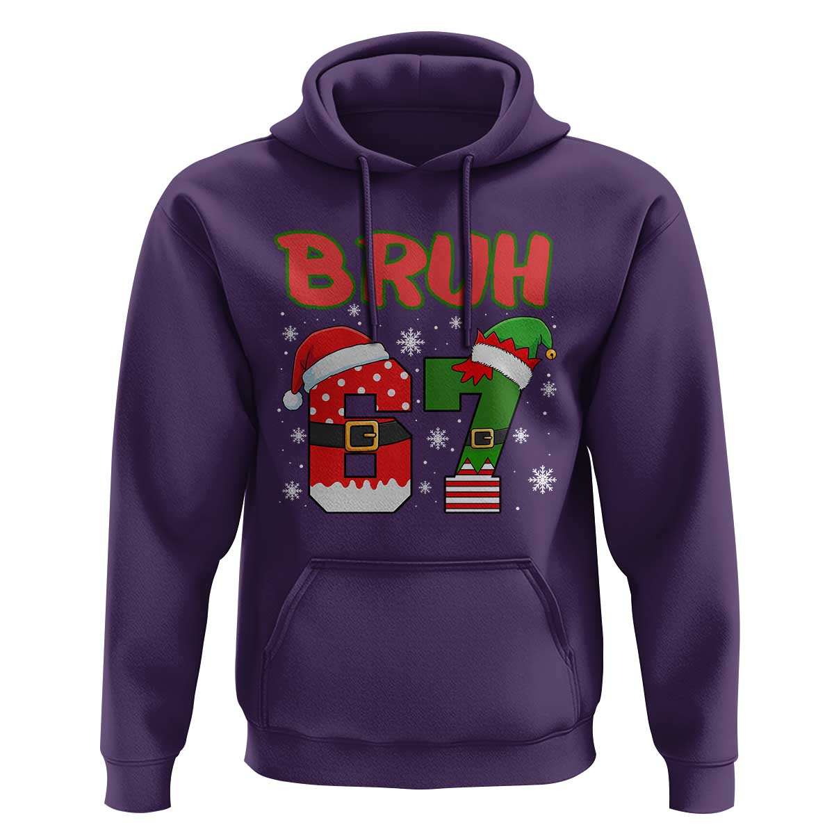 67 Christmas Hoodie Six Seven Bruh Funny Boys Kids Meme Pajamas Gen Alpha Slang - Wonder Print Shop