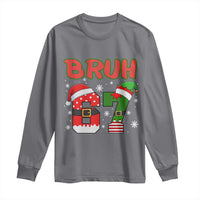67 Christmas Long Sleeve Shirt Six Seven Bruh Funny Boys Kids Meme Pajamas Gen Alpha Slang - Wonder Print Shop