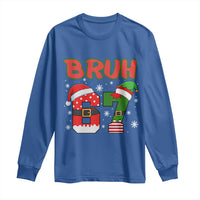 67 Christmas Long Sleeve Shirt Six Seven Bruh Funny Boys Kids Meme Pajamas Gen Alpha Slang - Wonder Print Shop