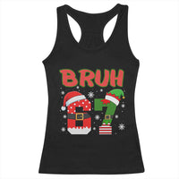 67 Christmas Racerback Tank Top Six Seven Bruh Funny Boys Kids Meme Pajamas Gen Alpha Slang - Wonder Print Shop