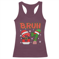 67 Christmas Racerback Tank Top Six Seven Bruh Funny Boys Kids Meme Pajamas Gen Alpha Slang - Wonder Print Shop