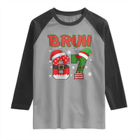 67 Christmas Raglan Shirt Six Seven Bruh Funny Boys Kids Meme Pajamas Gen Alpha Slang - Wonder Print Shop