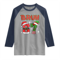 67 Christmas Raglan Shirt Six Seven Bruh Funny Boys Kids Meme Pajamas Gen Alpha Slang - Wonder Print Shop