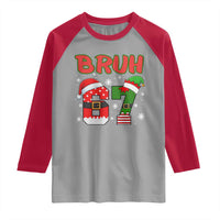 67 Christmas Raglan Shirt Six Seven Bruh Funny Boys Kids Meme Pajamas Gen Alpha Slang - Wonder Print Shop