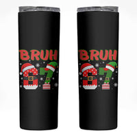 67 Christmas Skinny Tumbler Six Seven Bruh Funny Boys Kids Meme Pajamas Gen Alpha Slang - Wonder Print Shop